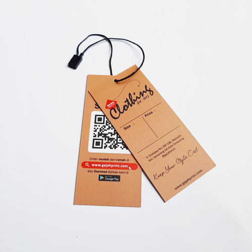 Hang Tag - 4 x 9 cm