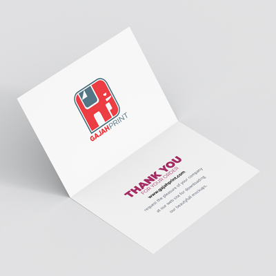 Thanks Card - 14.5 x 10.5 cm